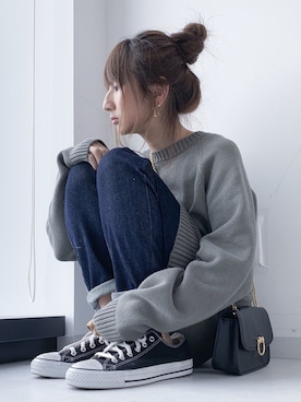 くろさんさん（レディース・163cm）の冬コーディネート