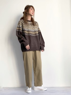 くろさんさん（レディース・163cm）の秋コーディネート