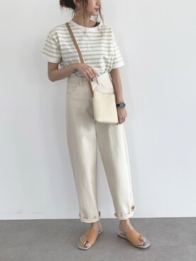 くろさんさん（レディース・163cm）の春コーディネート