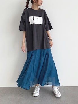 くろさんさん(レディース・163cm)の夏コーディネート