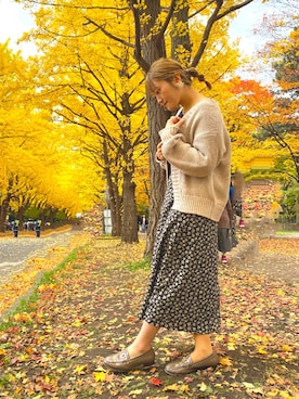 「tiptop」｜まんまるんさん（レディース・162cm）の秋コーディネート