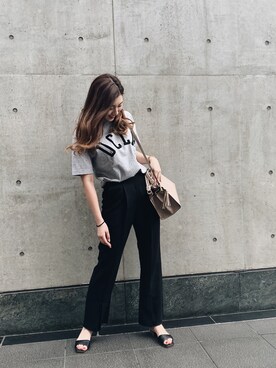 千奈さん（レディース・170cm）の春コーディネート