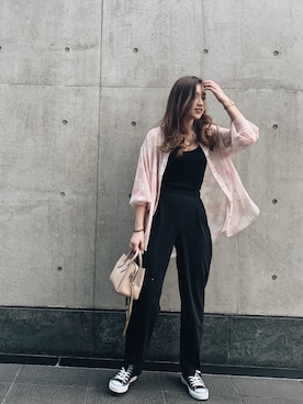 千奈さん（レディース・170cm）の春コーディネート