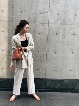 千奈さん（レディース・170cm）の春コーディネート