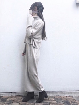 syrupさん（レディース・162cm）の冬コーディネート