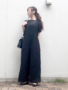 「アイテム（スマホグッズ）」を使った、syrupさん（レディース・162cm）の夏コーディネート