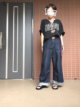 「MARE（マーレ）のアイテム」を使った、i_am_tamさん（レディース・153cm）の夏コーディネート