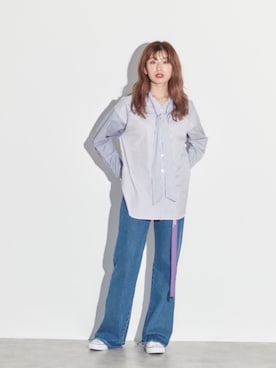 「CONVERSE STARS（コンバーススターズ）のアイテム」を使った、kuro74さん（レディース・164cm）の秋コーディネート