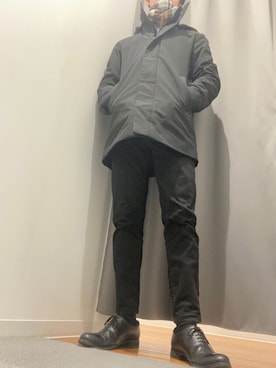 「大学」｜足立佑介さん（メンズ・170cm）の冬コーディネート