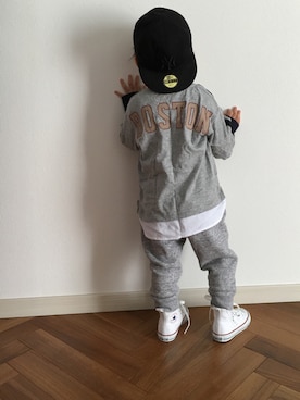 komaさん（キッズ・80cm）の春コーディネート