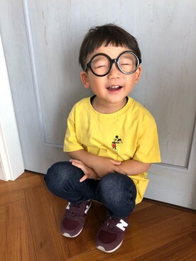 komaさん（キッズ・100cm）の夏コーディネート