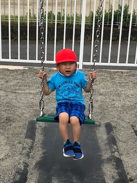 komaさん（キッズ・100cm）の夏コーディネート