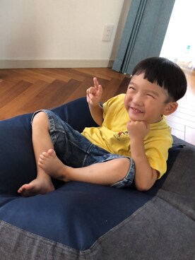 komaさん（キッズ・100cm）の夏コーディネート