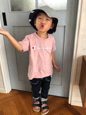 komaさん（キッズ・100cm）の夏コーディネート