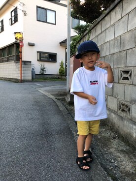「4歳２ヶ月」｜komaさん（キッズ・100cm）の夏コーディネート