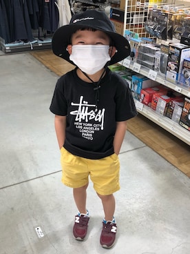 「親子でおそろい」｜「アイテム（その他）」を使った、komaさん（キッズ・100cm）の春コーディネート