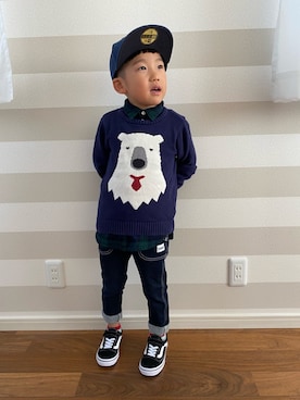 komaさん（キッズ・110cm）の秋コーディネート