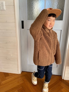 komaさん（キッズ・110cm）の冬コーディネート