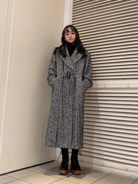 ENVYM チェスターコート ロングチェスターコート | レディスファッション ENVYM