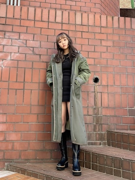 TSUBASAさん(レディース・154cm)の冬コーディネート