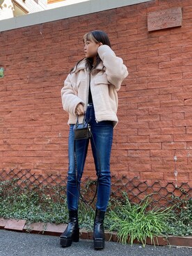 TSUBASAさん(レディース・154cm)の冬コーディネート