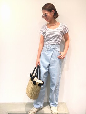 ゆいこさん（レディース・158cm）の春コーディネート