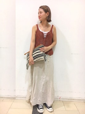 ゆいこさん（レディース・158cm）の夏コーディネート