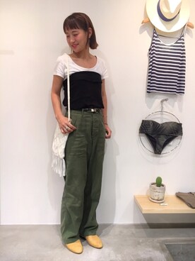 ゆいこさん（レディース・158cm）の夏コーディネート