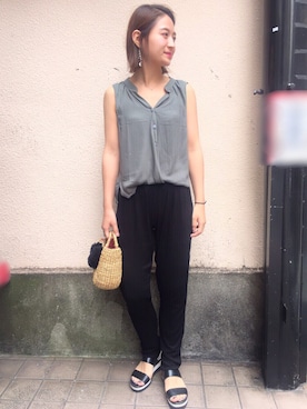 ゆいこさん（レディース・158cm）の夏コーディネート