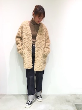 ゆいこさん（レディース・158cm）の冬コーディネート
