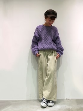 「Dieu（ディユウ）のアイテム」を使った、ゆいこさん（レディース・158cm）の冬コーディネート