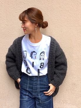 「RED CHOP WORKS（レッドチョップワークス）のアイテム（パンツ）」を使った、ゆいこさん（レディース・158cm）の冬コーディネート