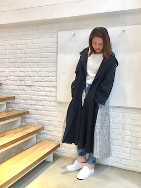 「KIL（キル）のアイテム」を使った、ゆいこさん（レディース・158cm）の春コーディネート