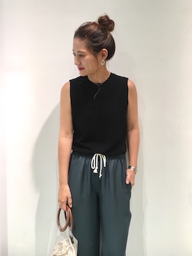 「KIL（キル）のアイテム」を使った、ゆいこさん（レディース・158cm）の夏コーディネート