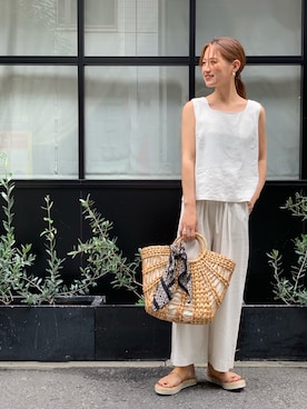 ゆいこさん（レディース・157cm）の夏コーディネート