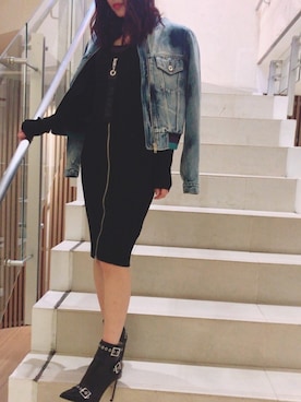 stkさん（レディース・158cm）の冬コーディネート