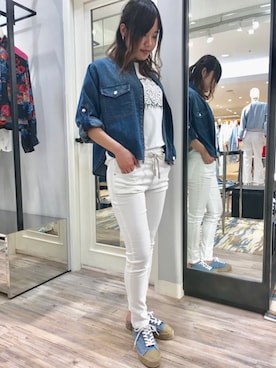「diesel denim」｜stkさん（レディース・158cm）の春コーディネート