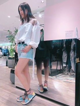「diesel denim」｜stkさん（レディース・158cm）の春コーディネート