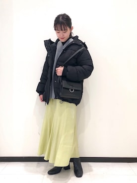 「PAGEBOY（ページボーイ）のハクミニショルダーBAG（ショルダーバッグ）」を使った、mitaさん（レディース・155cm）の冬コーディネート