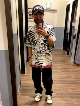 「7Union（セブンユニオン）のアイテム」を使った、TSUYOSHIさん（メンズ・163cm）の秋コーディネート