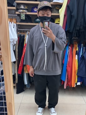 「BEN DAVIS（ベンデイビス）のアイテム（キャップ）」を使った、TSUYOSHIさん（メンズ・163cm）の春コーディネート