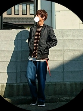 ノエルさん（メンズ・158cm）の秋コーディネート