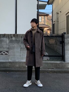 「Article no.（アーティクルナンバー）のアイテム」を使った、ノエルさん（メンズ・158cm）の冬コーディネート