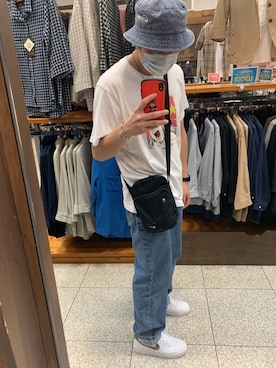 「スネーク柄」｜まっしゅ🦖さん（メンズ・175cm）の夏コーディネート