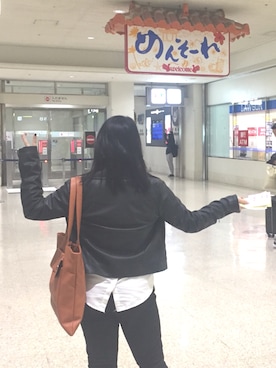 「沖縄旅行」｜環さん（レディース・157cm・10代）の冬コーディネート