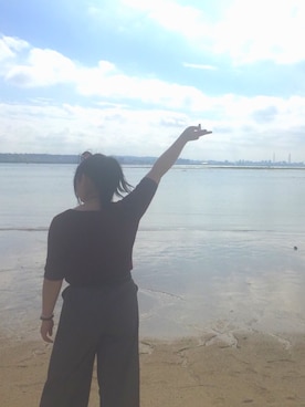 「沖縄旅行」｜環さん（レディース・157cm・10代）の冬コーディネート