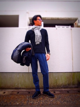 「MARTIN MARGIELA（マルタンマルジェラ）のアイテム」を使った、kazu0315さん（メンズ・178cm）の冬コーディネート