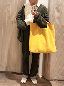 「アイテム（ピアス（両耳用））」を使った、PATAZOさん（レディース・163cm・30代）の秋コーディネート