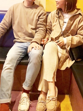 「アイテム（ブルゾン）」を使った、PATAZOさん（レディース・163cm・30代）の冬コーディネート