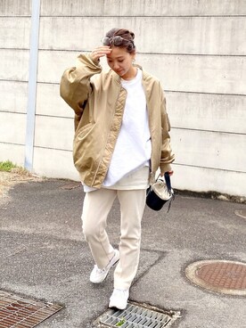 「アイテム（スウェット）」を使った、PATAZOさん（レディース・163cm・30代）の冬コーディネート